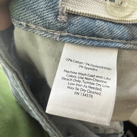 Vineyard Vines Saylor Light Wash All Over Whale Logo Skinny Jeans Big Girls 14 - Picture 7 of 9